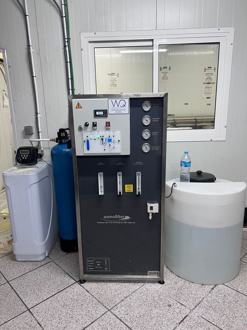 Sistema de ósmosis inversa de 10.000 L/día para tratamiento de baños metálicos